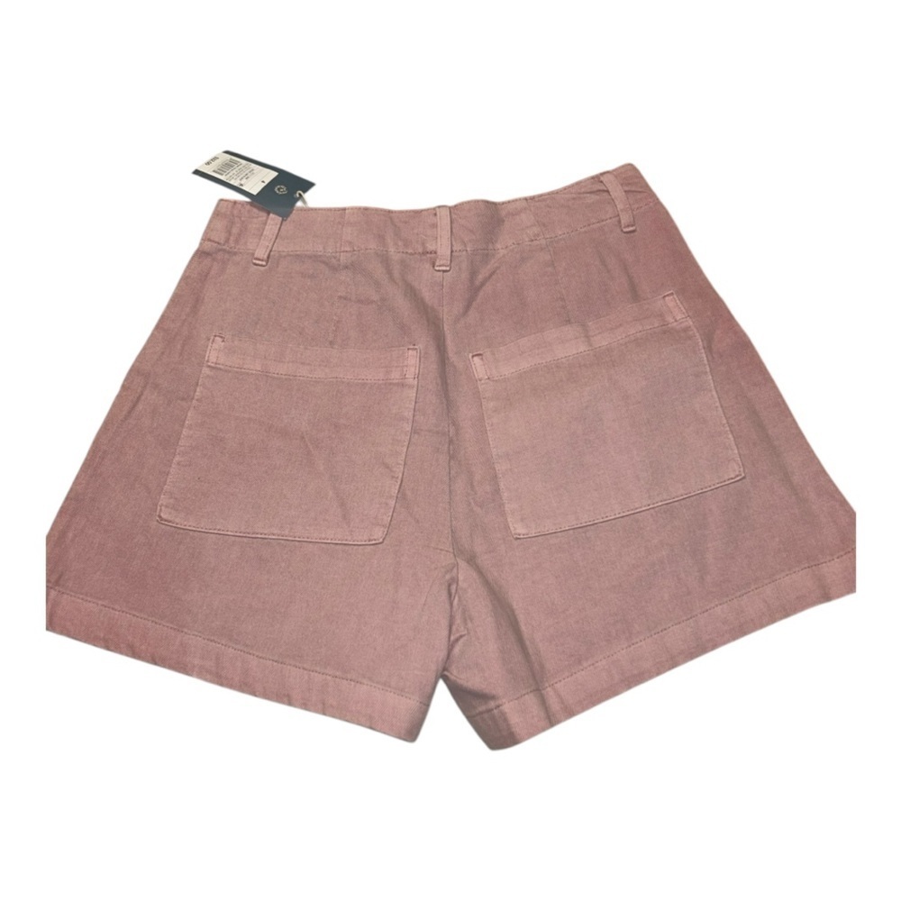 Dusty Pink High Waist Tailored Shorts - Picture 3 of 8